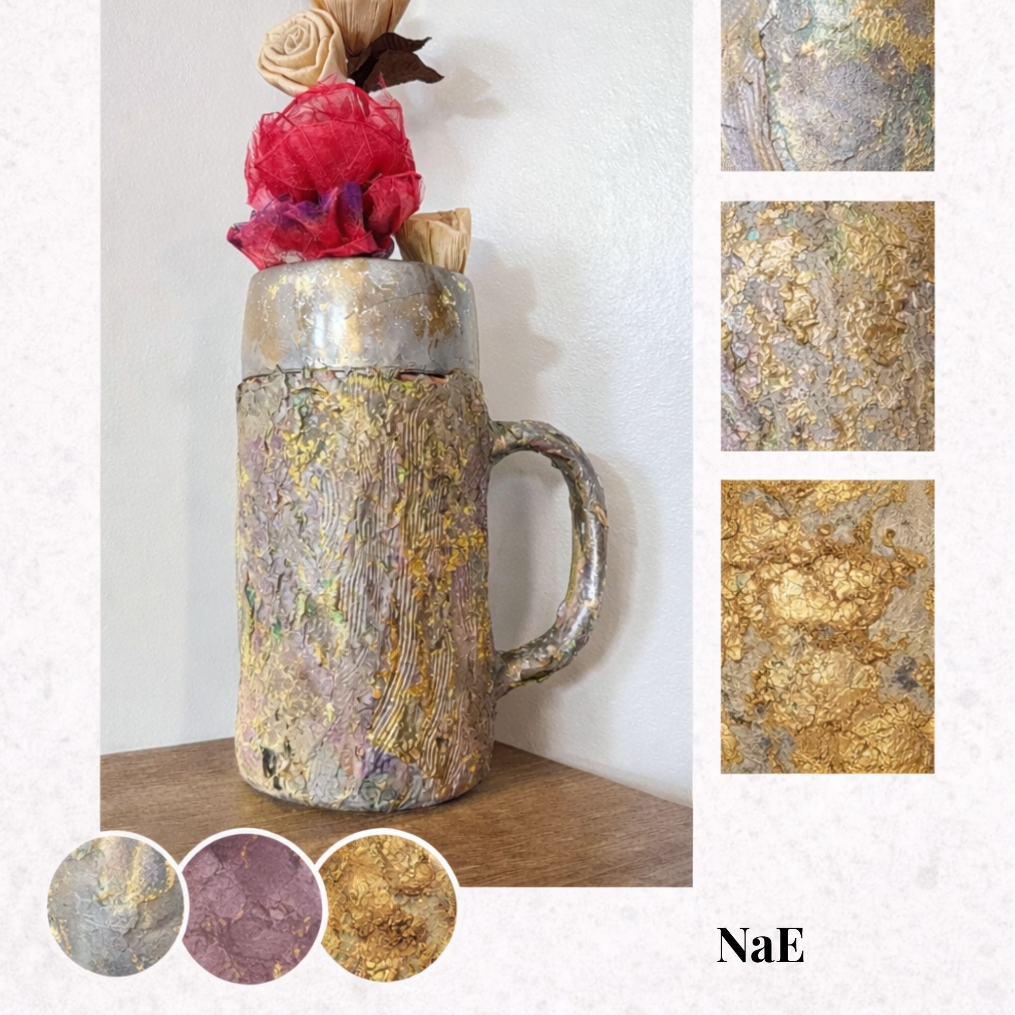 Moodboard texture et relief