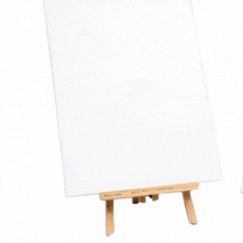 Toile vierge sur châssis en bois – coton – plusieurs formats